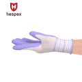 Guantes de trabajo de espuma de látex anti-deslizamiento hespax